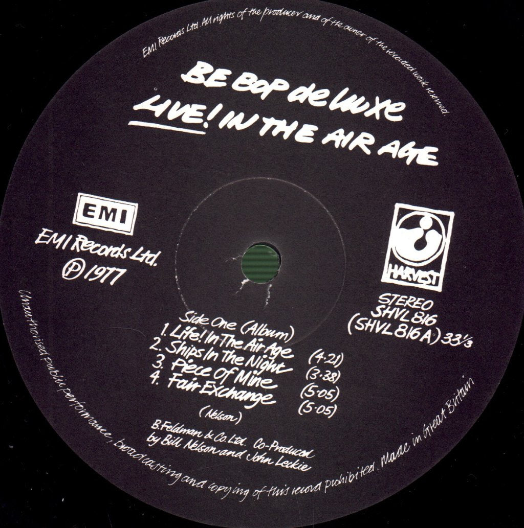 Be Bop Deluxe - Live! In The Air Age - Lp