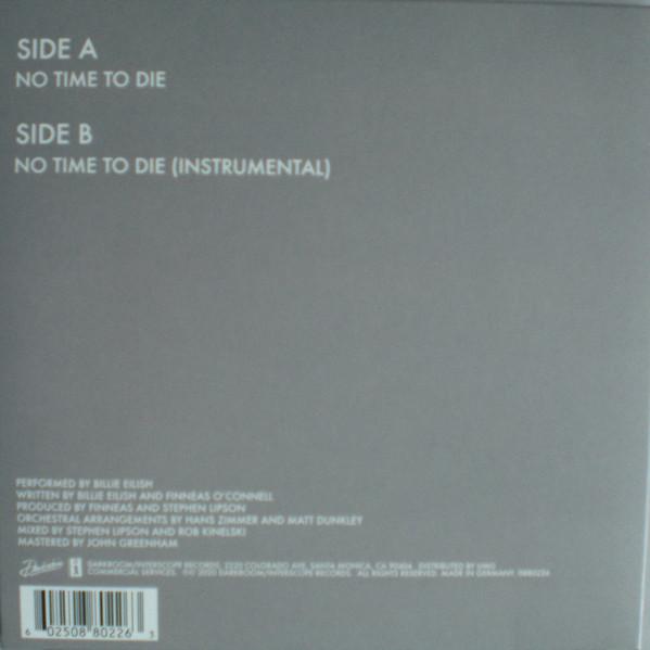 Billie Eilish - No Time To Die - 7 Inch