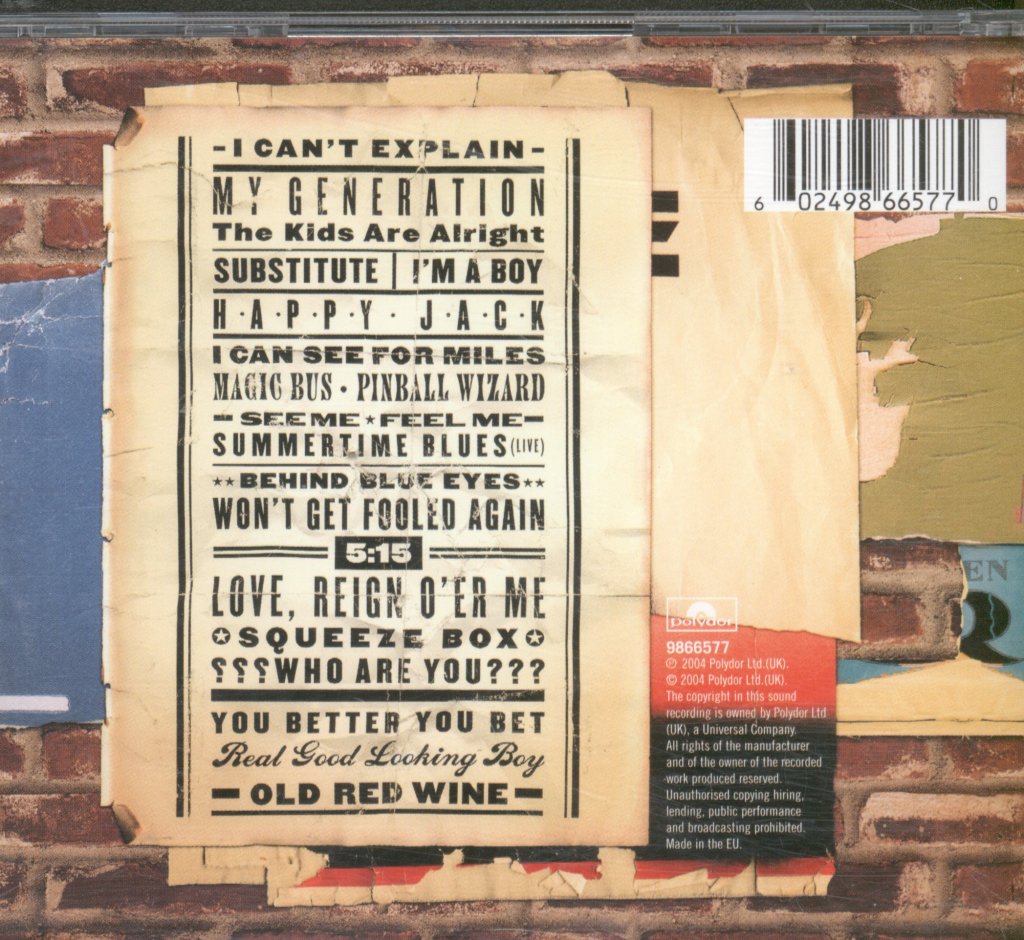 Who - Then And Now - Cd