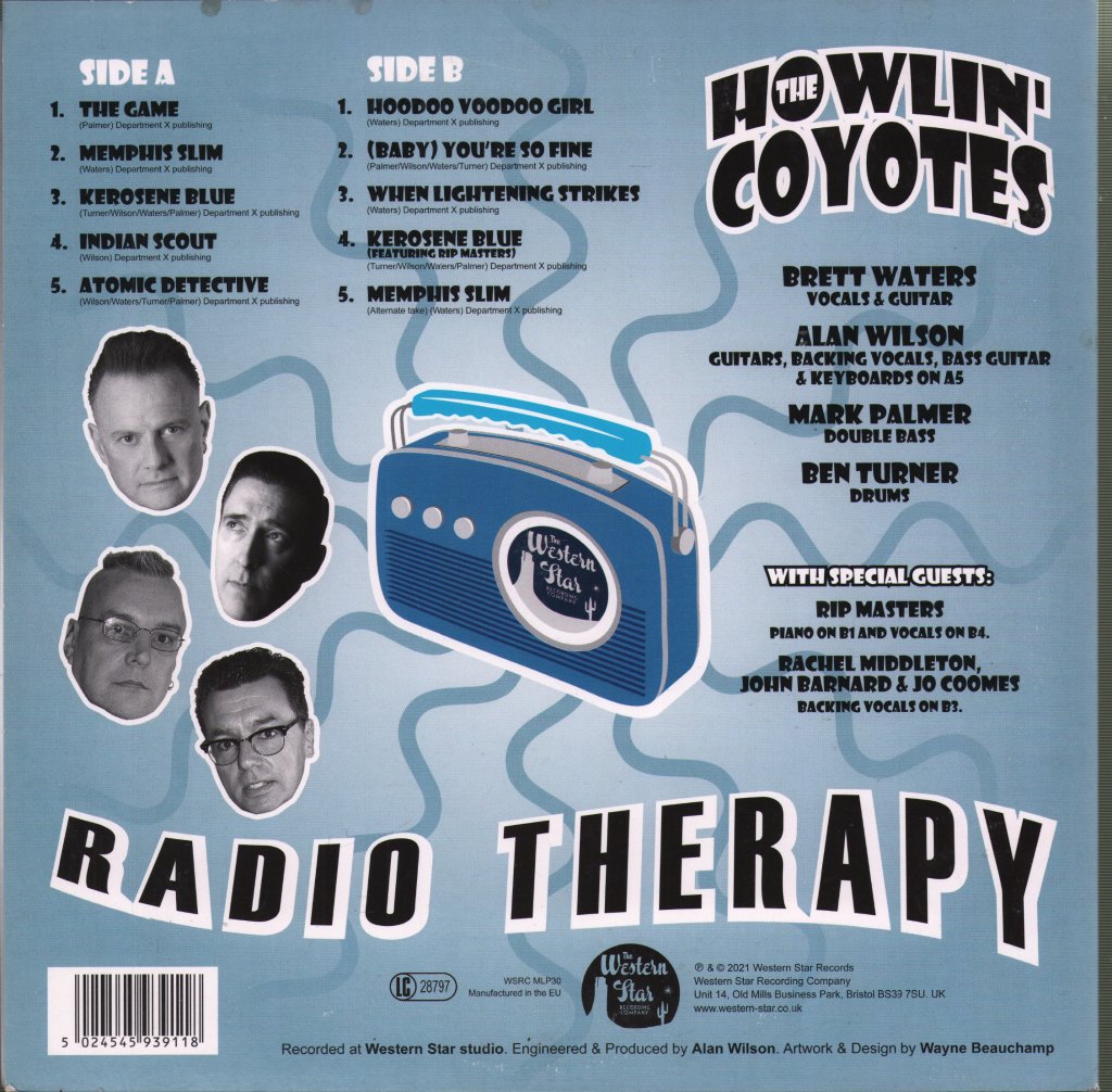 Howlin' Coyotes - Radio Therapy - 10 Inch