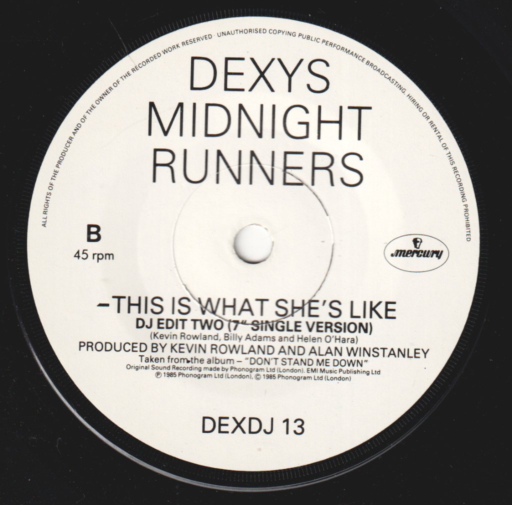 Dexys Midnight Runners - An Extract From This Is What She's Like - 7 Inch