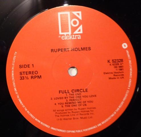 Rupert Holmes - Full Circle - Lp