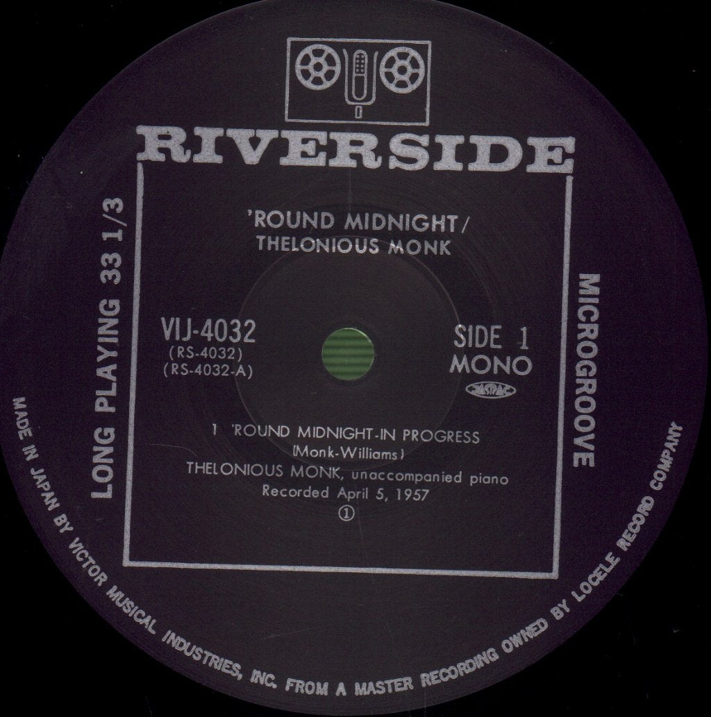 Thelonious Monk - 'Round Midnight - Lp