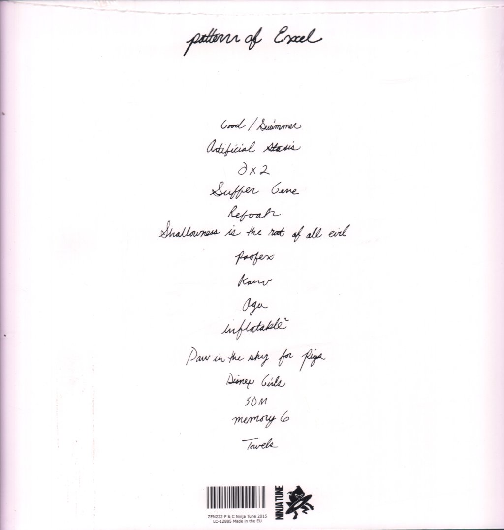 Lee Bannon - Pattern Of Excel - Lp