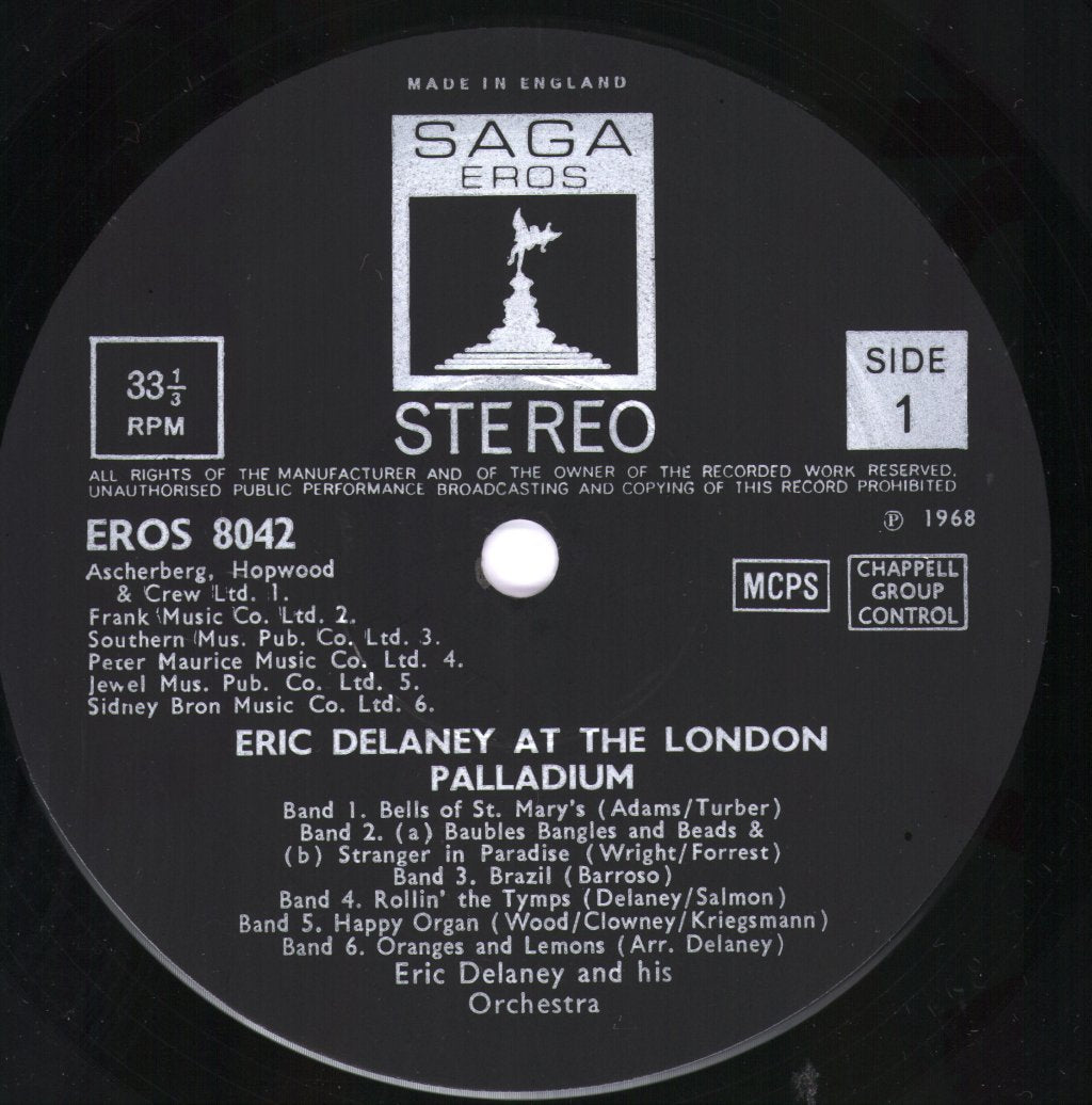 Eric Delaney - At The London Palladium - Lp