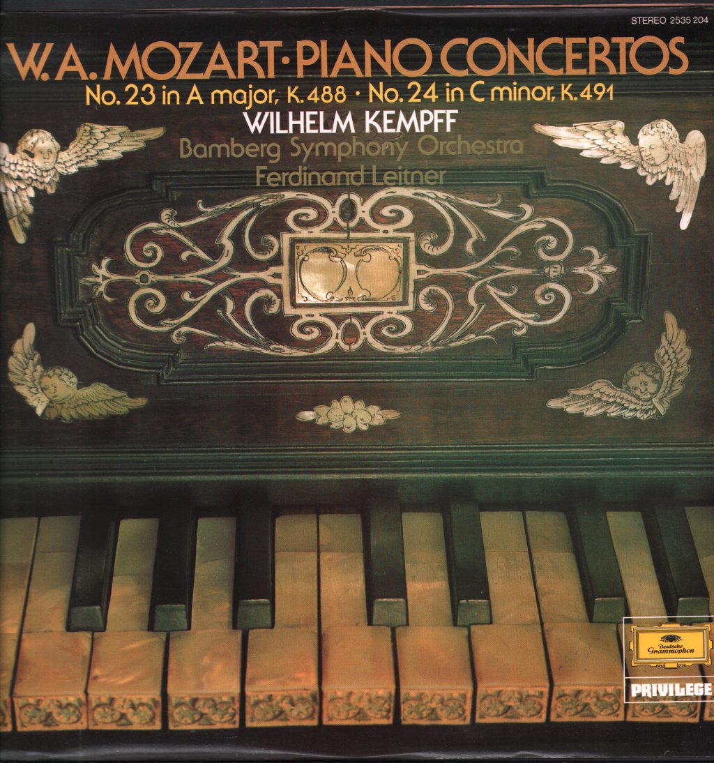 Wilhelm Kempff - Mozart Piano Concertos - Lp