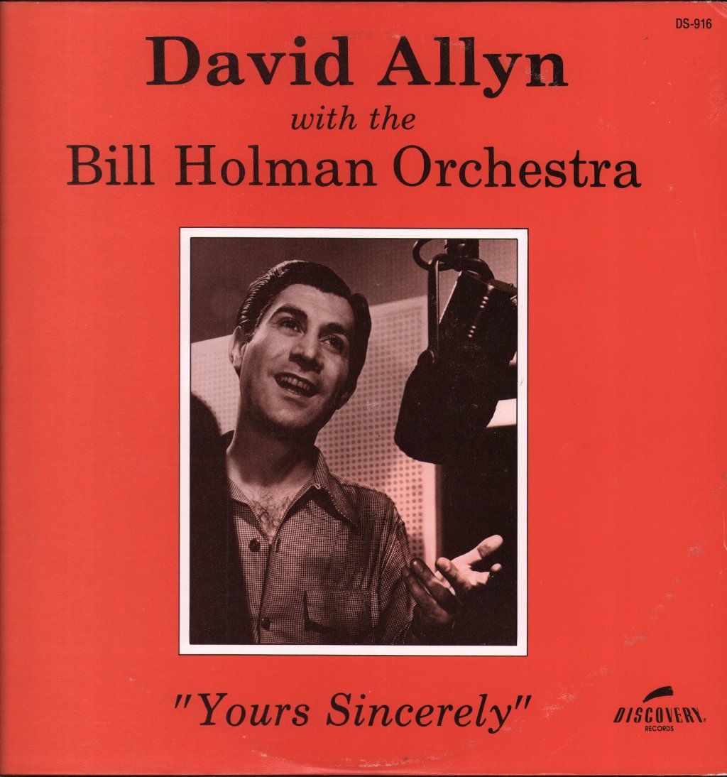 David Allyn With The Bill Holman Orchestra - Yours Sincerely - Lp