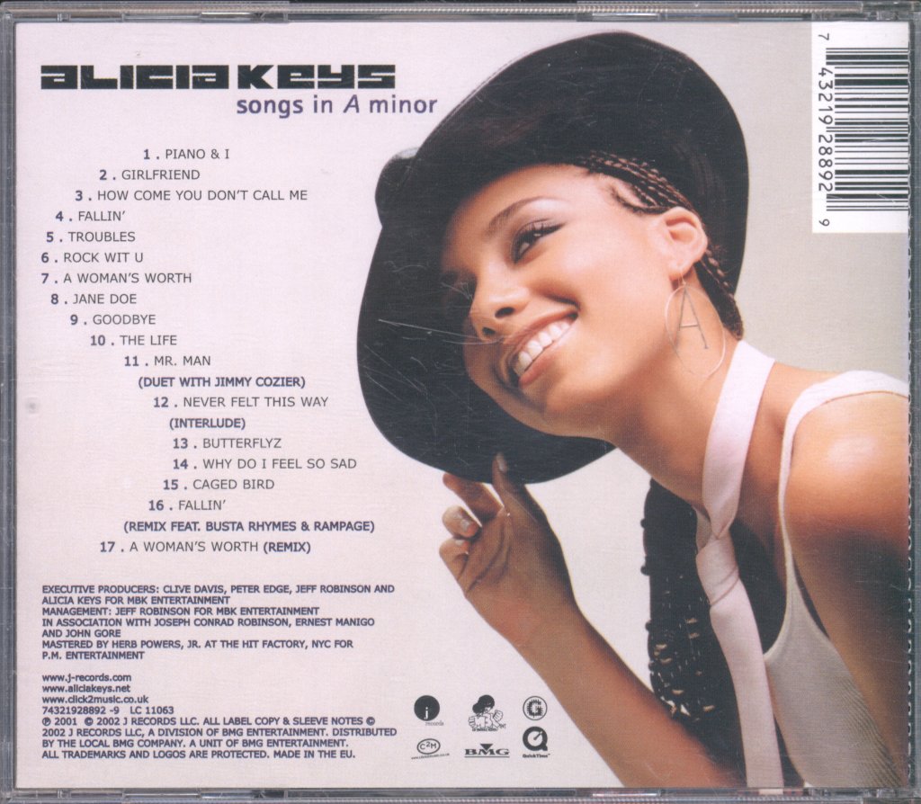 Alicia Keys - Songs In A Minor - Cd