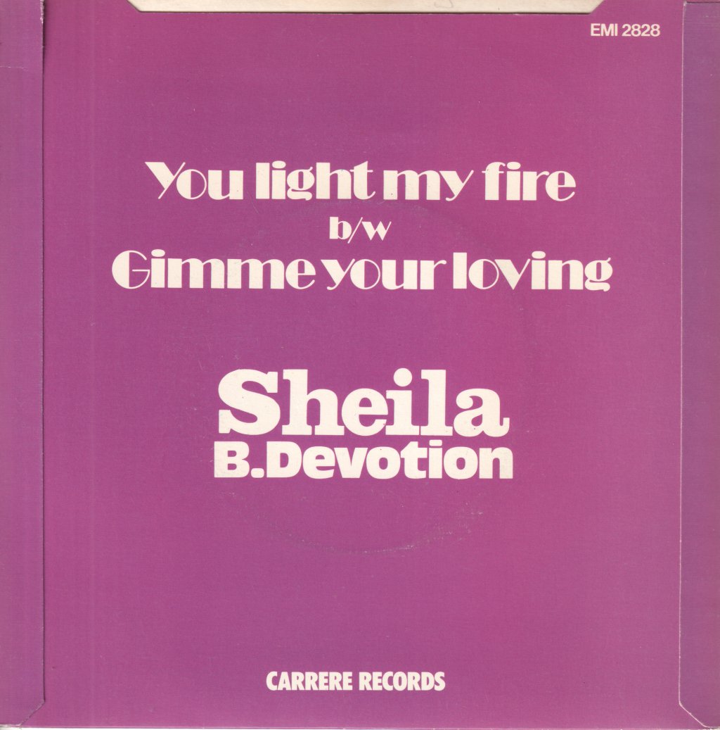Sheila B.Devotion - You Light My Fire - 7 Inch