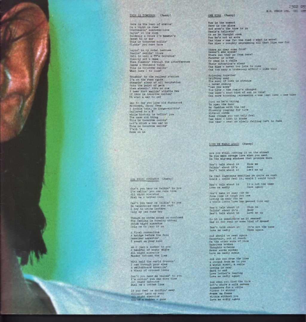 Bryan Ferry - In Your Mind - Lp