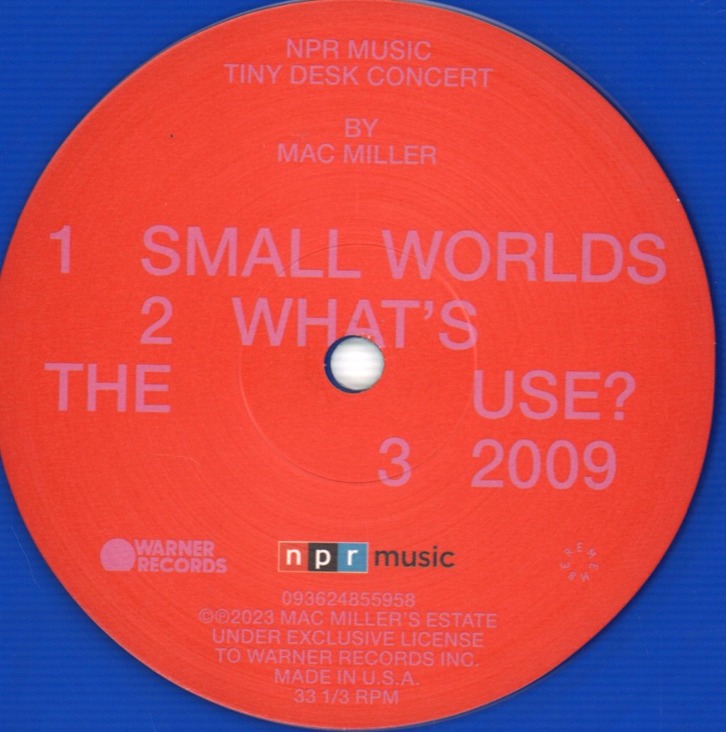 Mac Miller - NPR Music Tiny Desk Concert - Lp