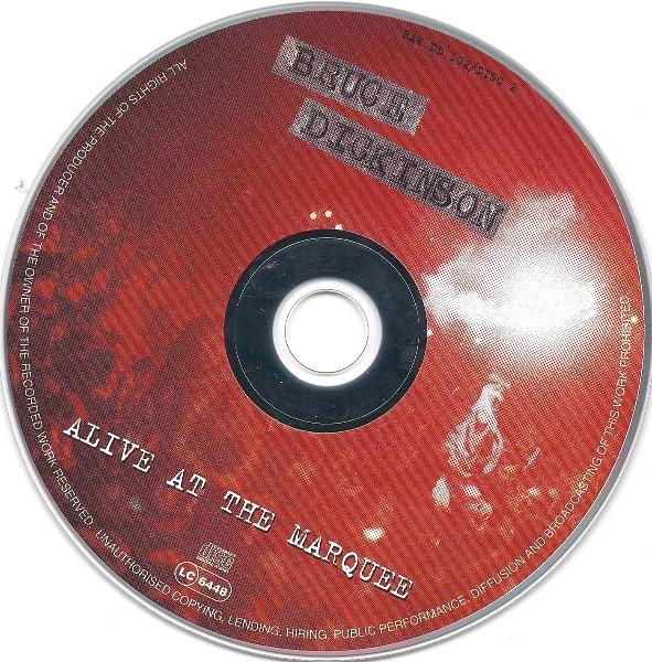 Bruce Dickinson - Alive In Studio A - Double Cd