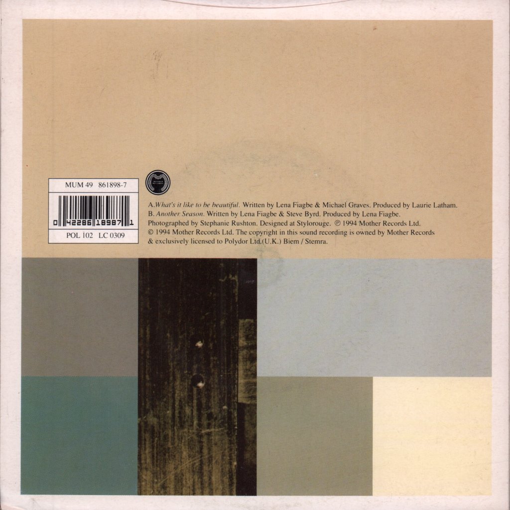 Lena Fiagbe - What's It Like To Be Beautiful - 7 Inch