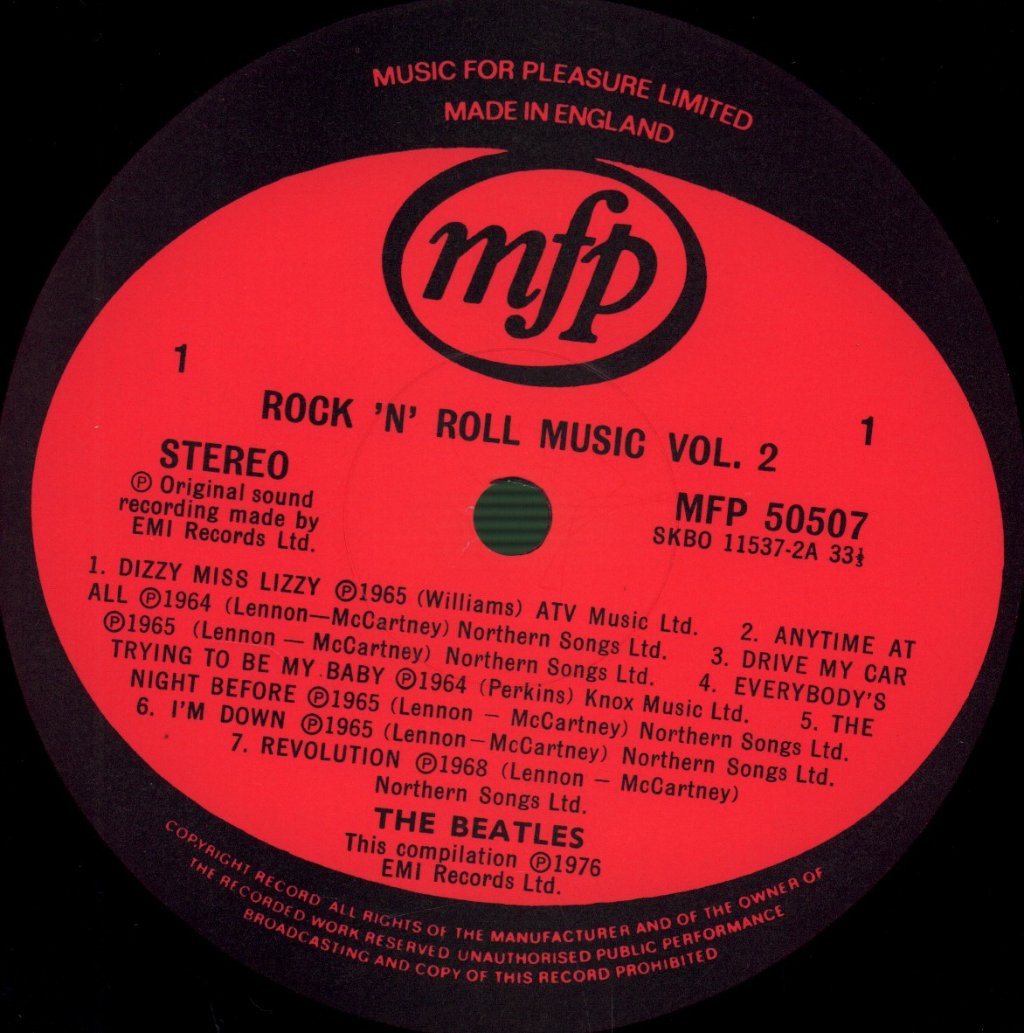 Beatles - Rock N Roll Music Vol 2 - Lp