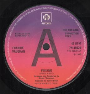 Frankie Vaughan - Feeling - 7 Inch