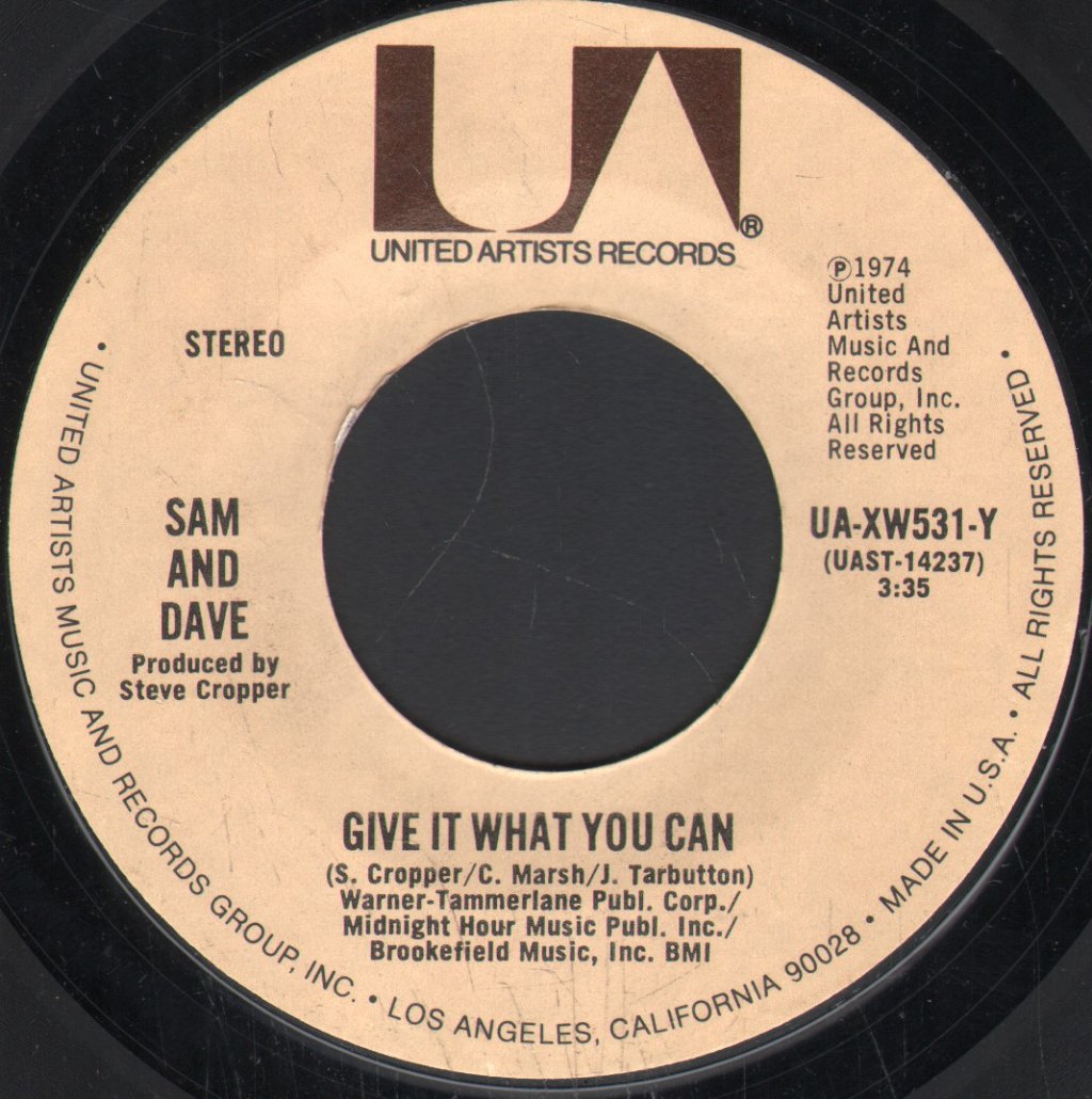 Sam And Dave - Under The Boardwalk - 7 Inch