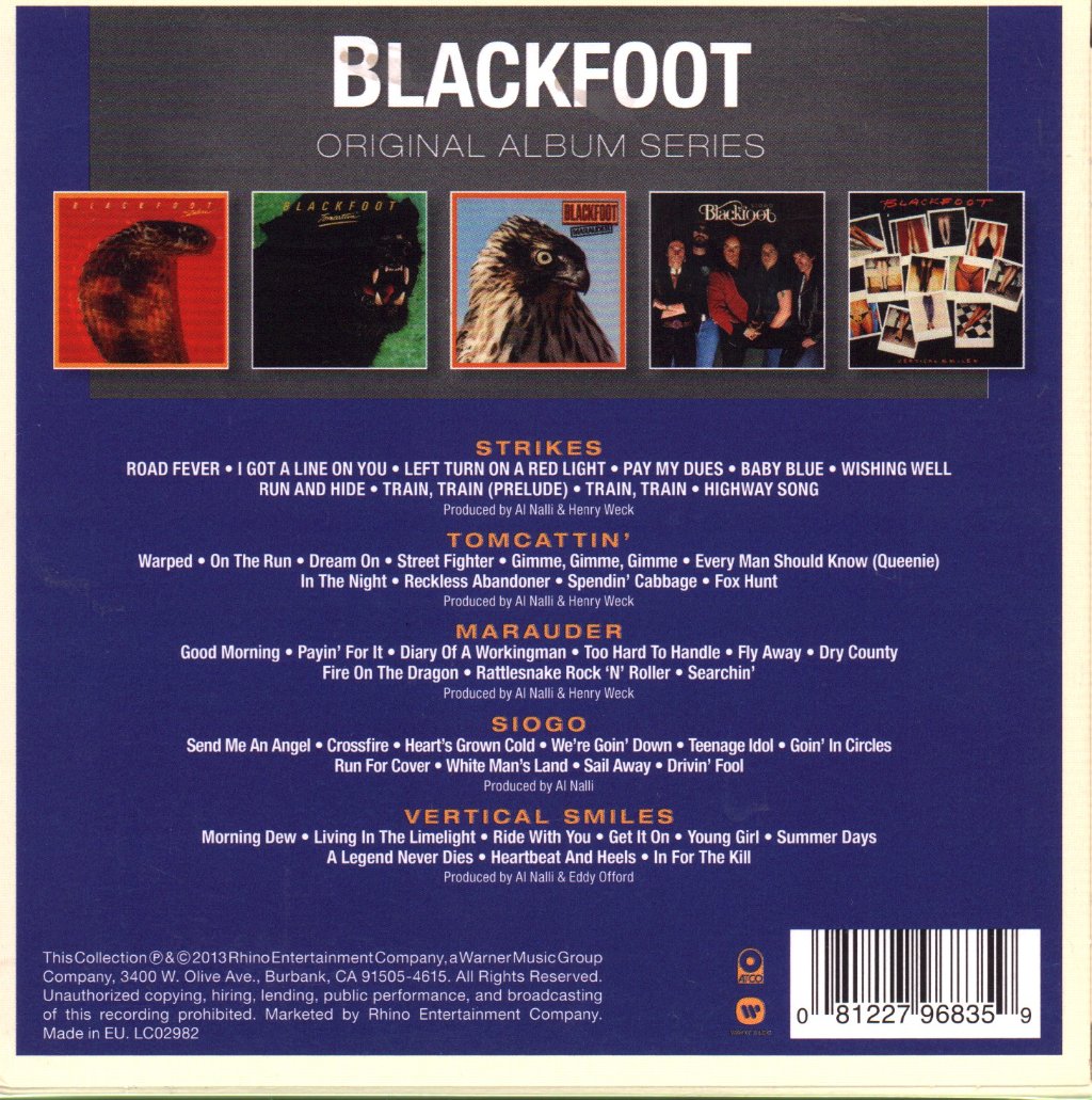Blackfoot - Original Album Series - Cd Set