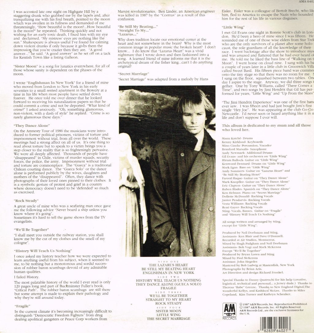 Sting - Nothing Like The Sun - Double Lp
