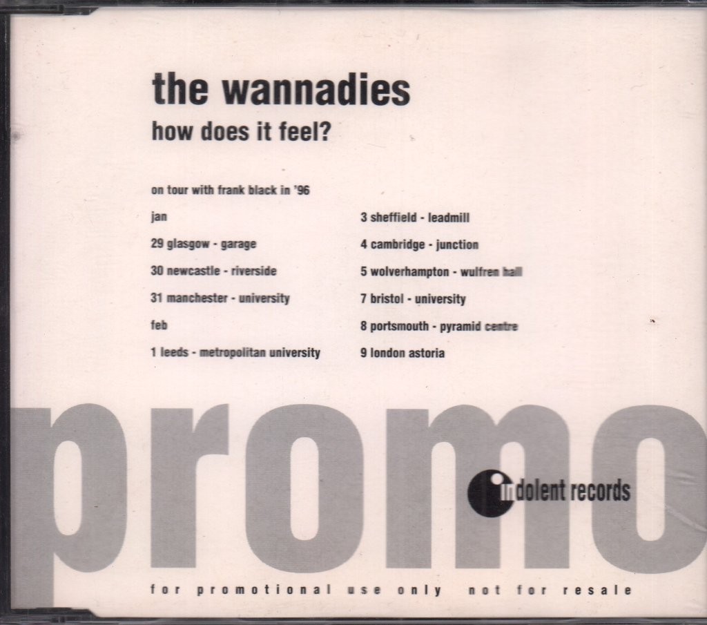 Wannadies - How Does It Feel - Cd