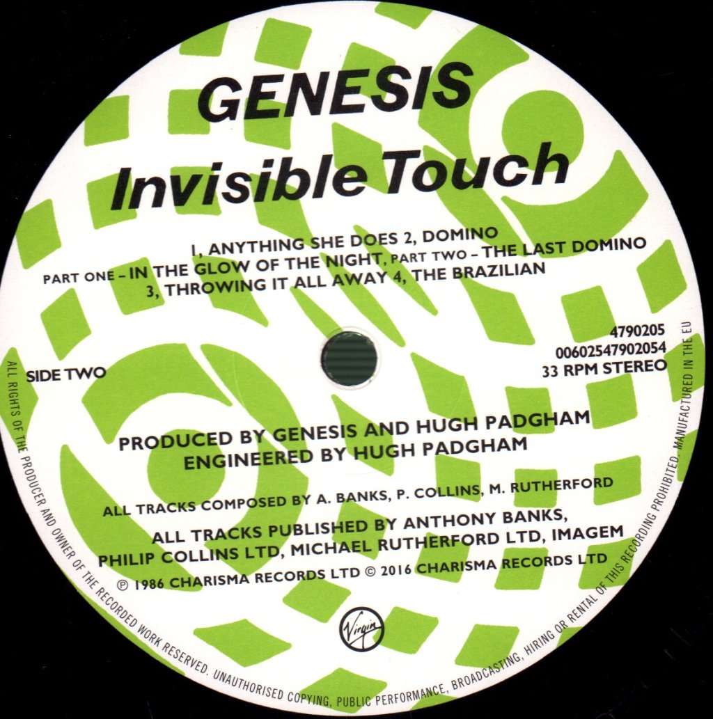 Genesis - Invisible Touch - Lp