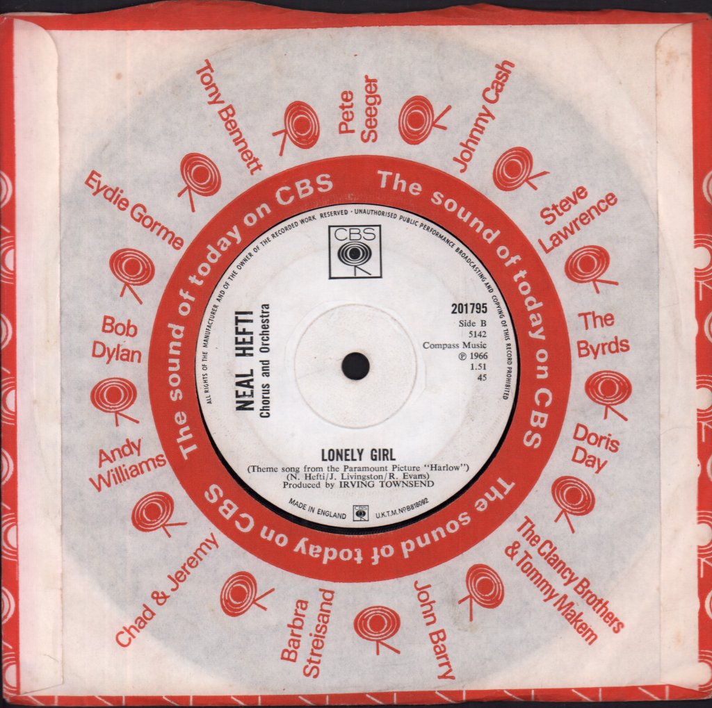 Neal Hefti - Girl Talk - 7 Inch