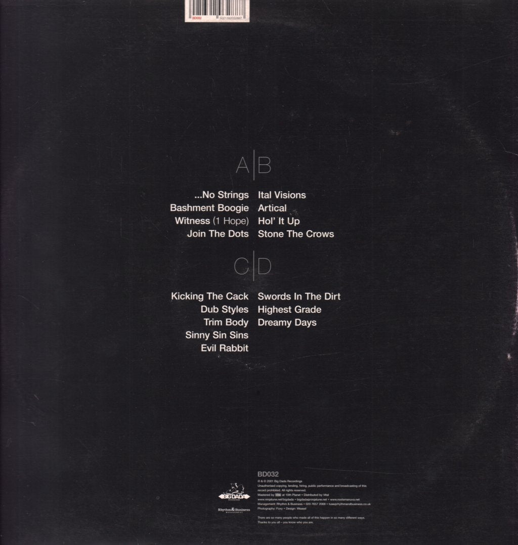 Roots Manuva - Run Come Save Me - Double Lp