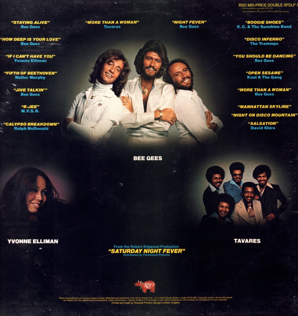 Various Artists - Saturday Night Fever (Original Movie Soundtrack) - Double Lp