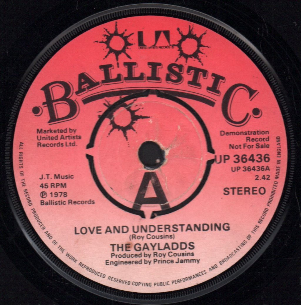 Gaylads - Love And Understanding - 7 Inch