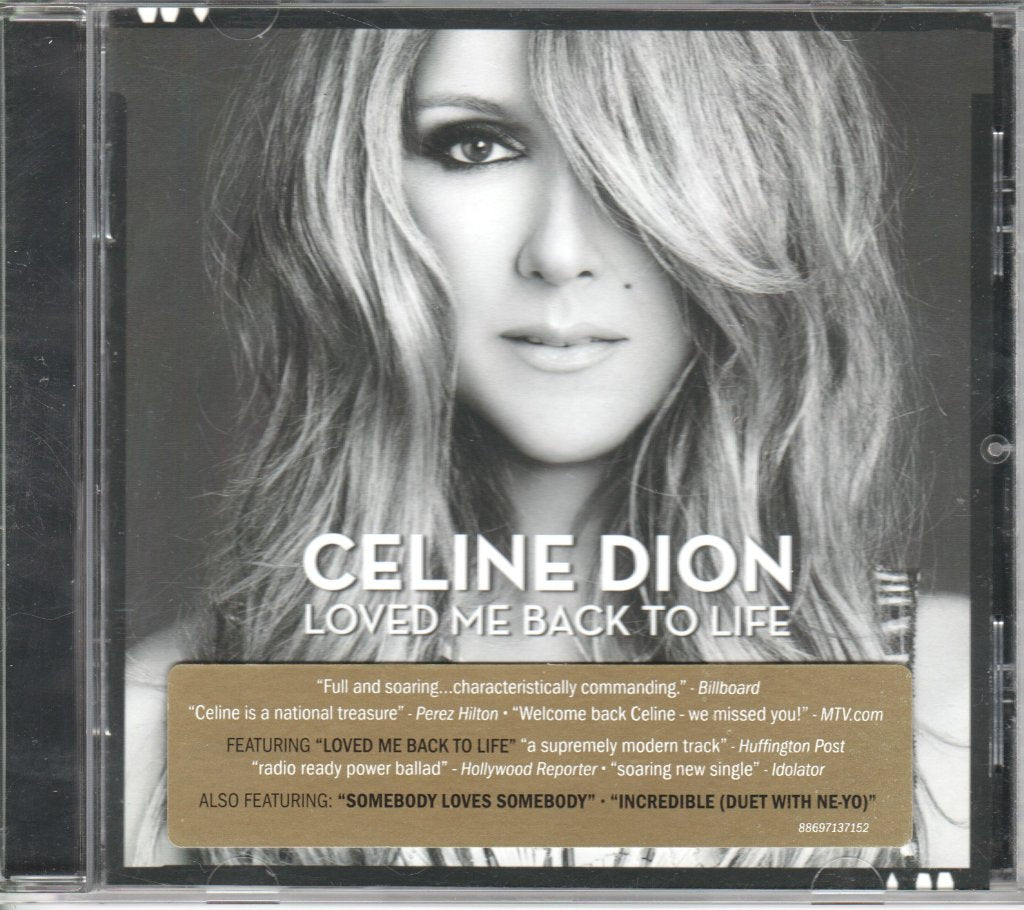 Celine Dion - Loved Me Back To Life - Cd