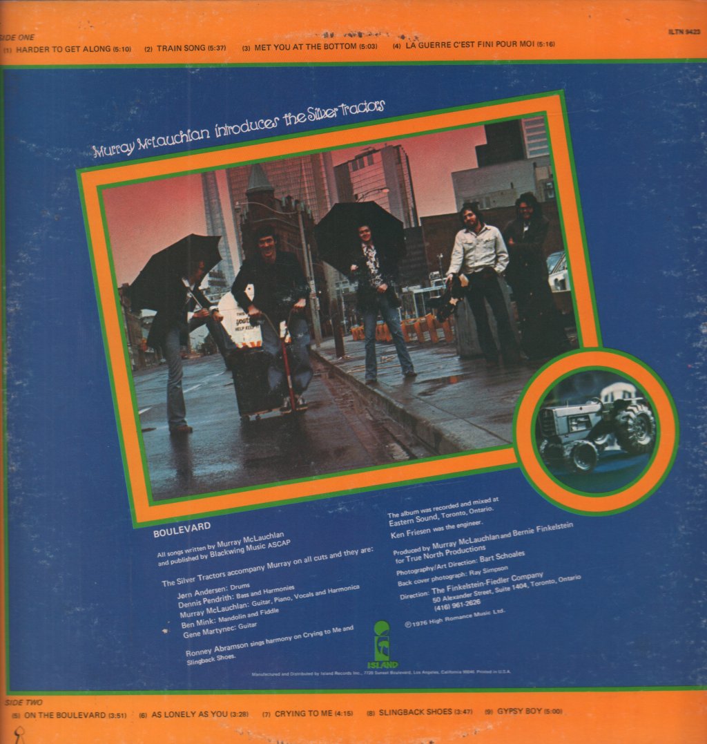 Murray Mclauchlan - Boulevard - Lp