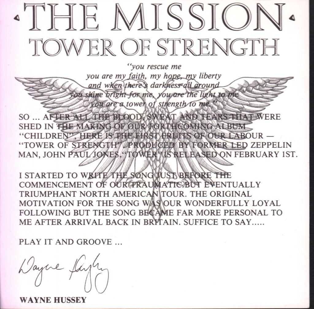 Mission - Tower Of Strength - 7 Inch