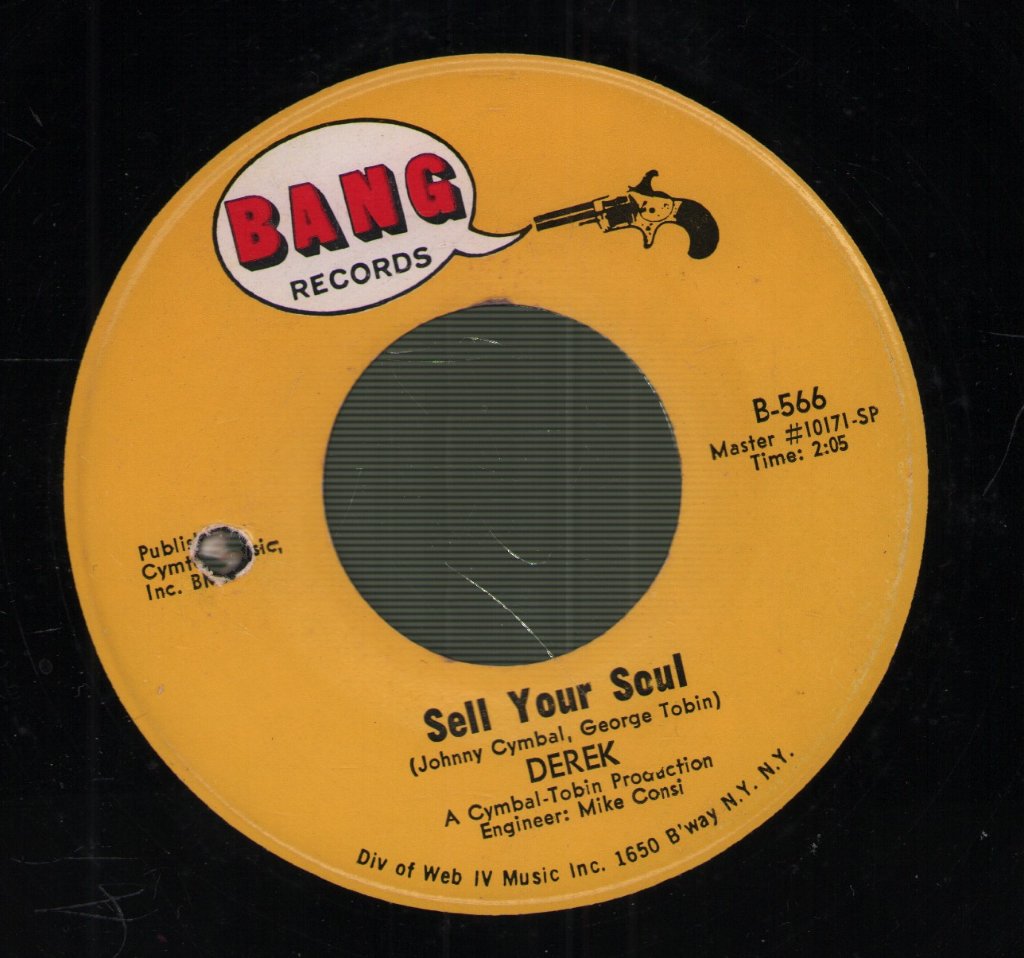 Derek - Back Door Man - 7 Inch