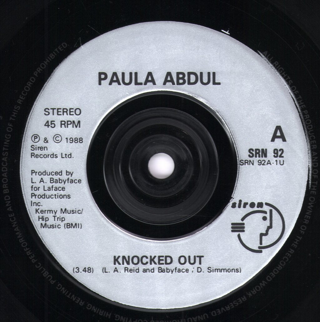 Paula Abdul - Knocked Out - 7 Inch