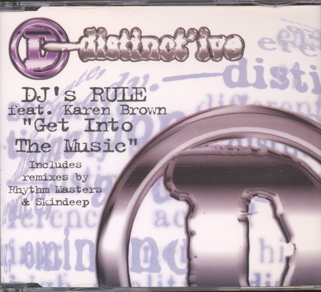 DJ's Rule Feat. Karen Brown - Get Into The Music - Cd