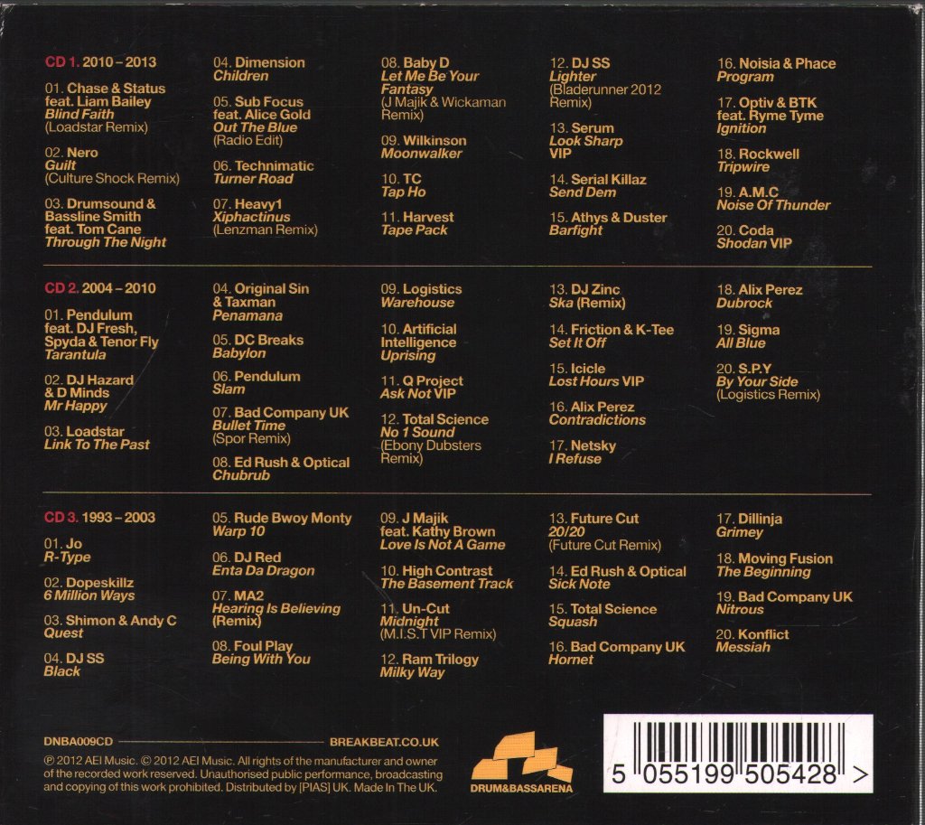 Various Artists - Drum & Bass Arena: Anthology 2 - Cd Set