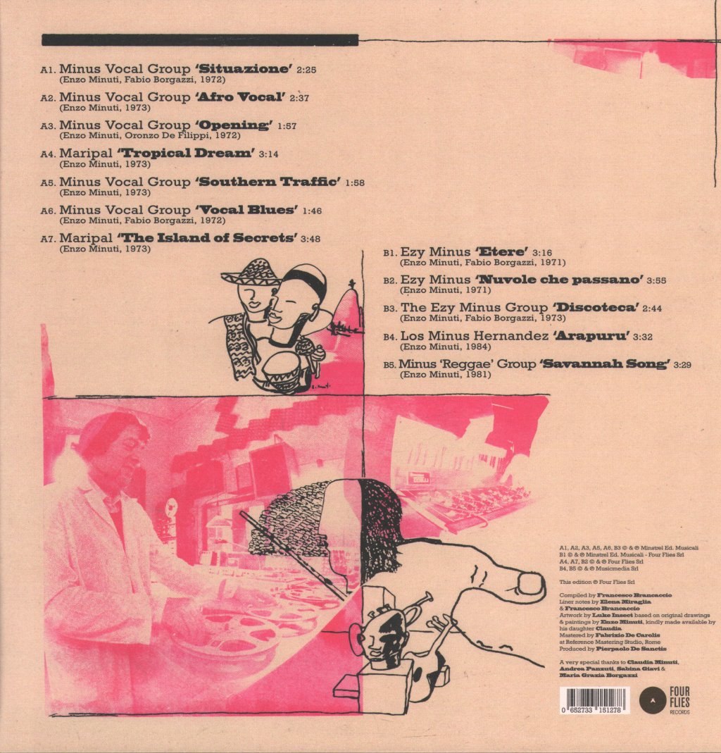 Ezy Minus - Music On Canvas: Selected Library Music Works (1971-1984) - Lp