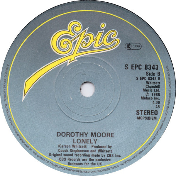 Dorothy Moore - Talk To Me / Every Beat Of My Heart - 7 Inch