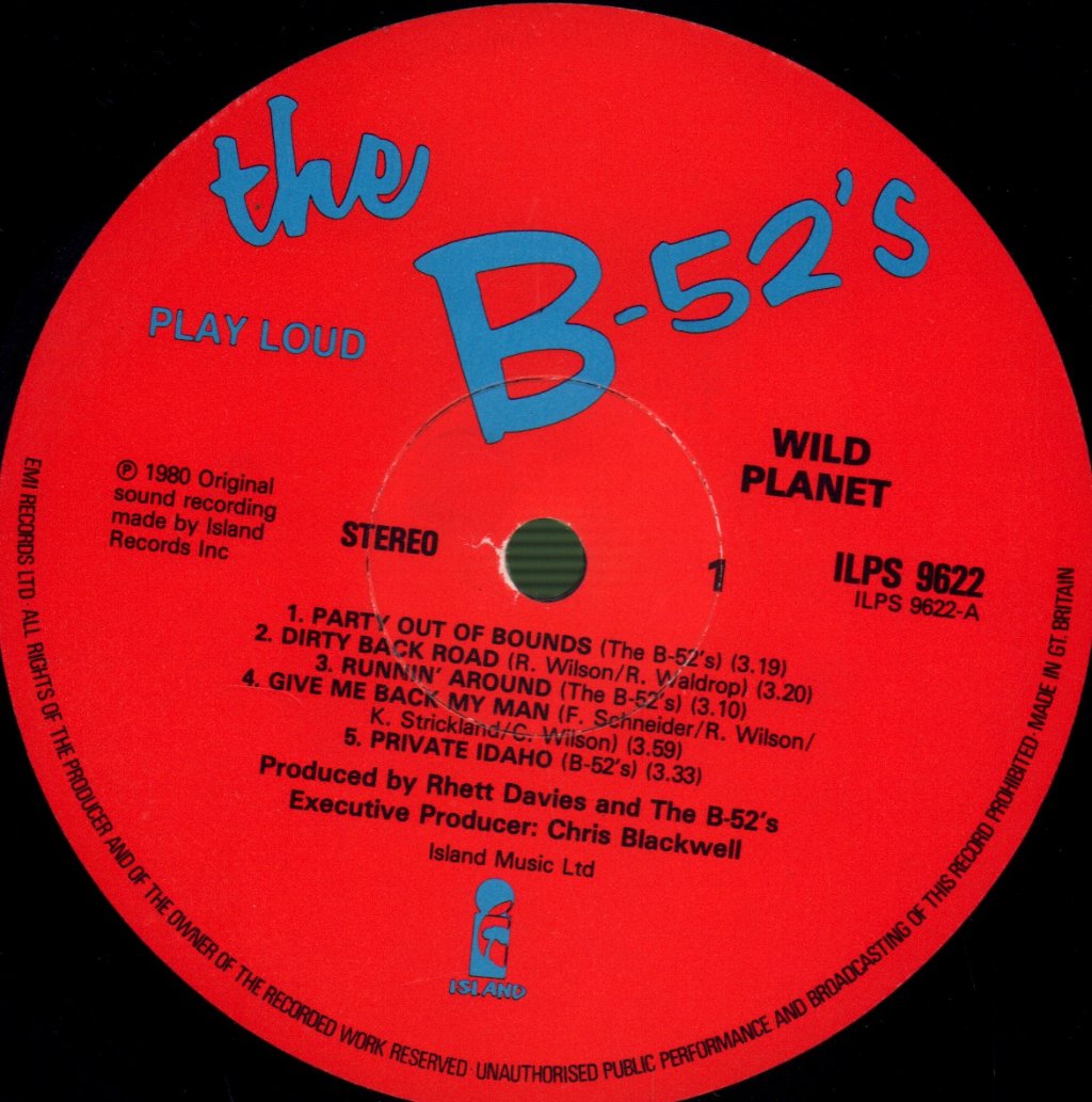 B-52's - Wild Planet - Lp