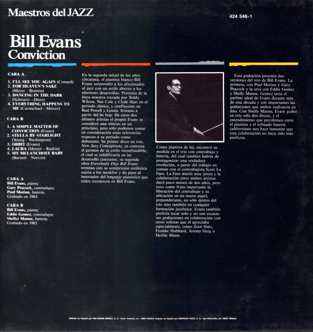 Bill Evans - Conviction - Lp