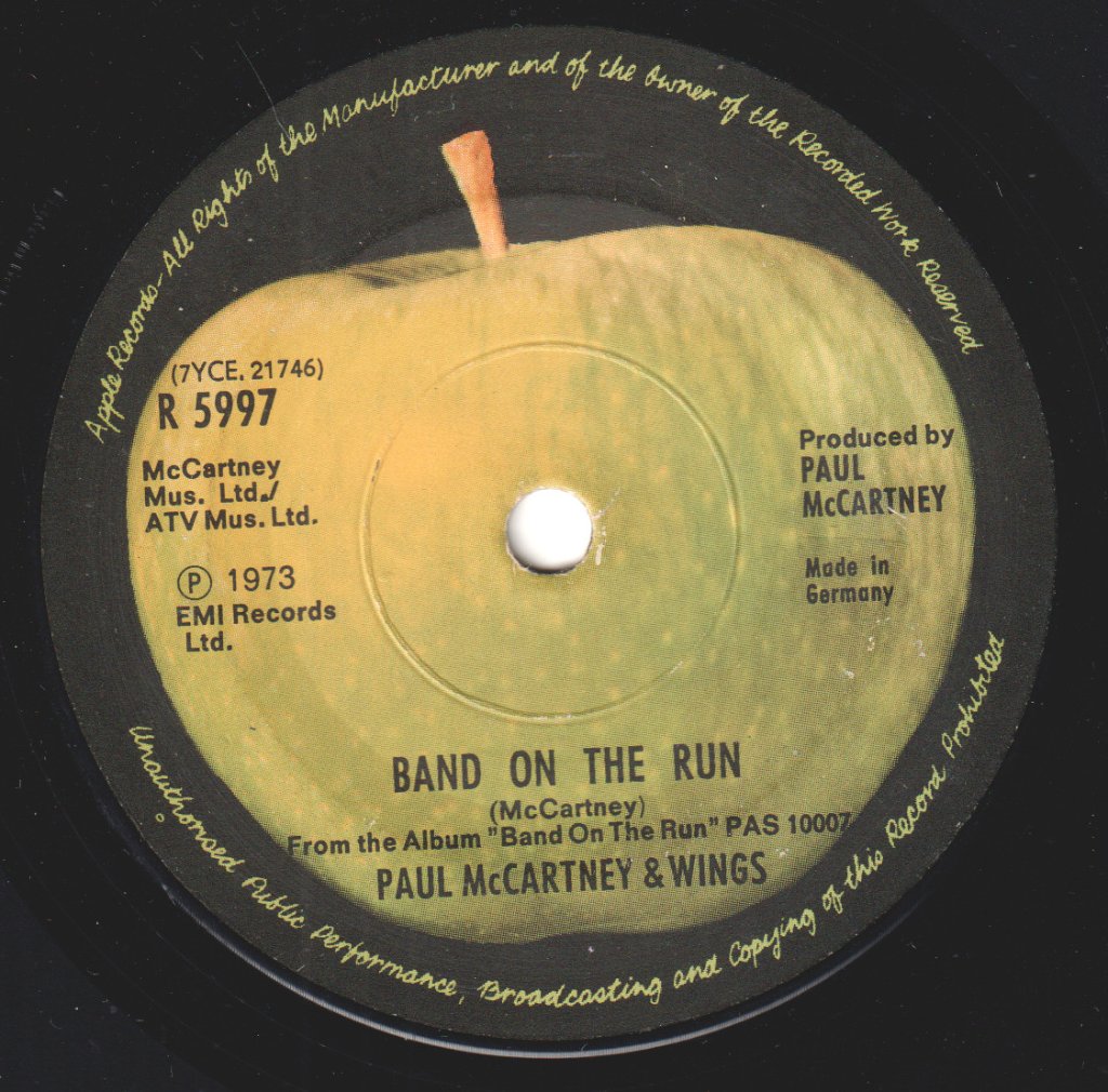 Wings - Band On The Run - 7 Inch