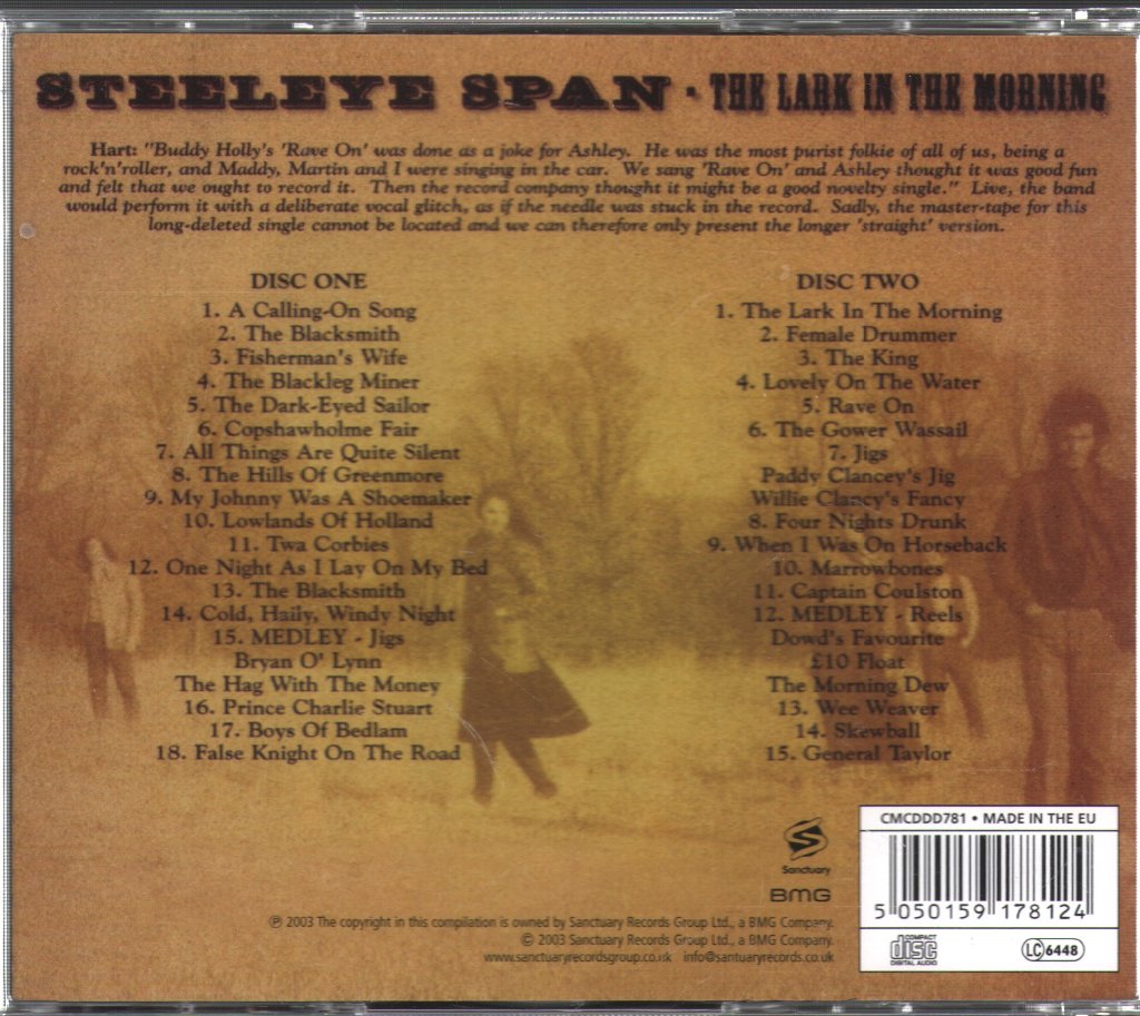 Steeleye Span - Lark In The Morning - The Early Years - Double Cd