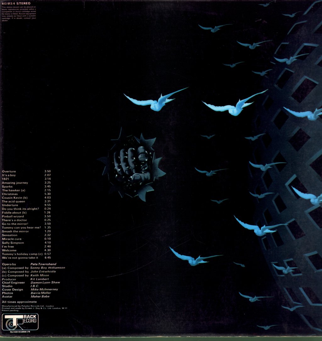 Who - Tommy - Double Lp
