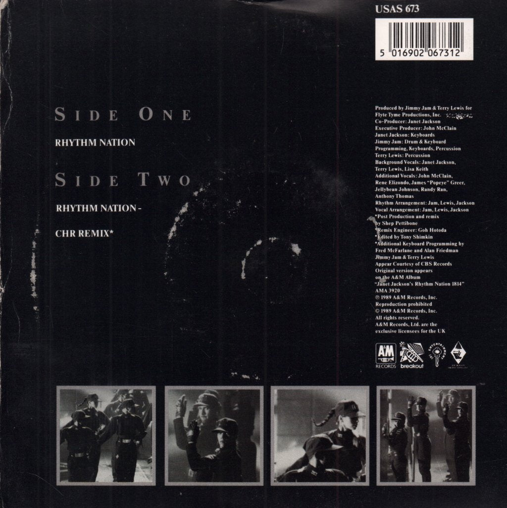 Janet Jackson - Rhythm Nation - 7 Inch