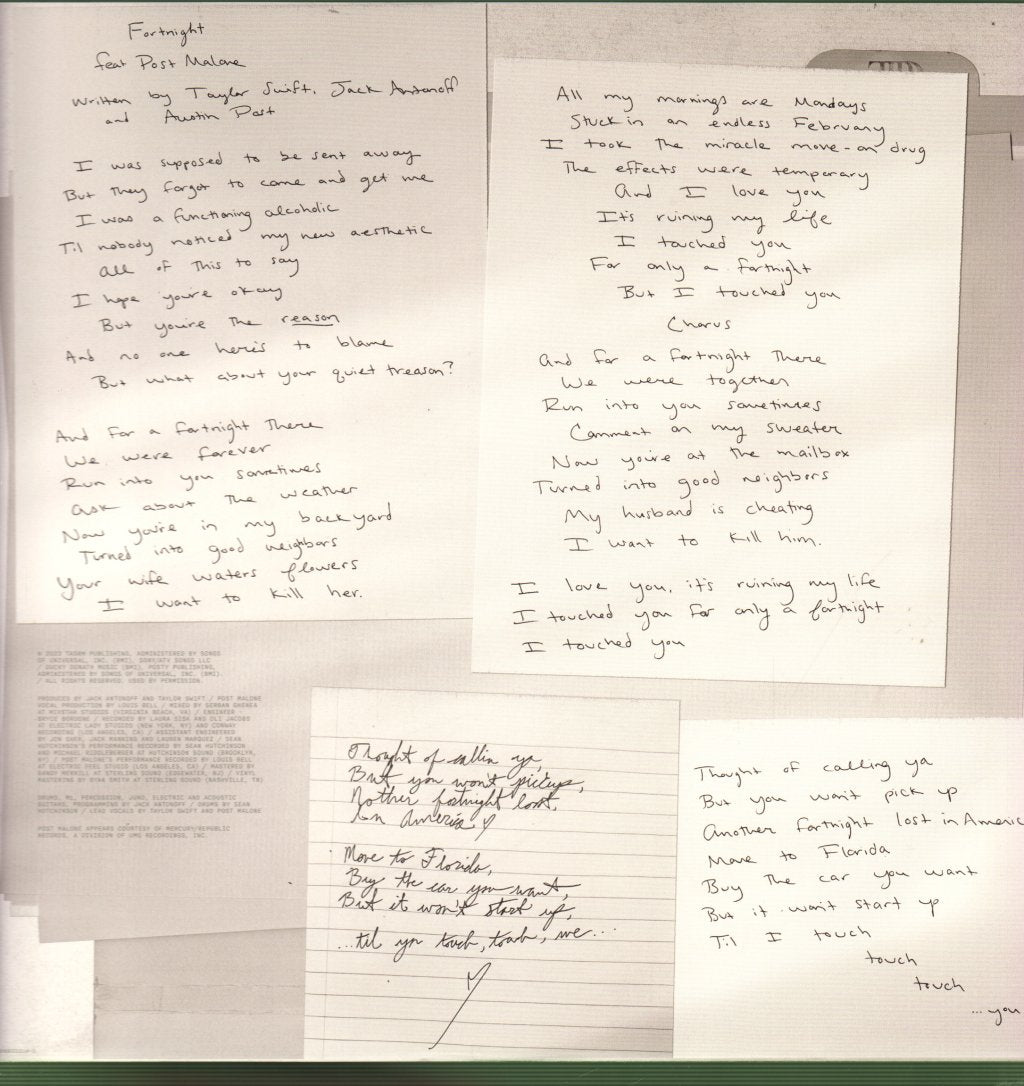 Taylor Swift - Tortured Poets Department - Double Lp