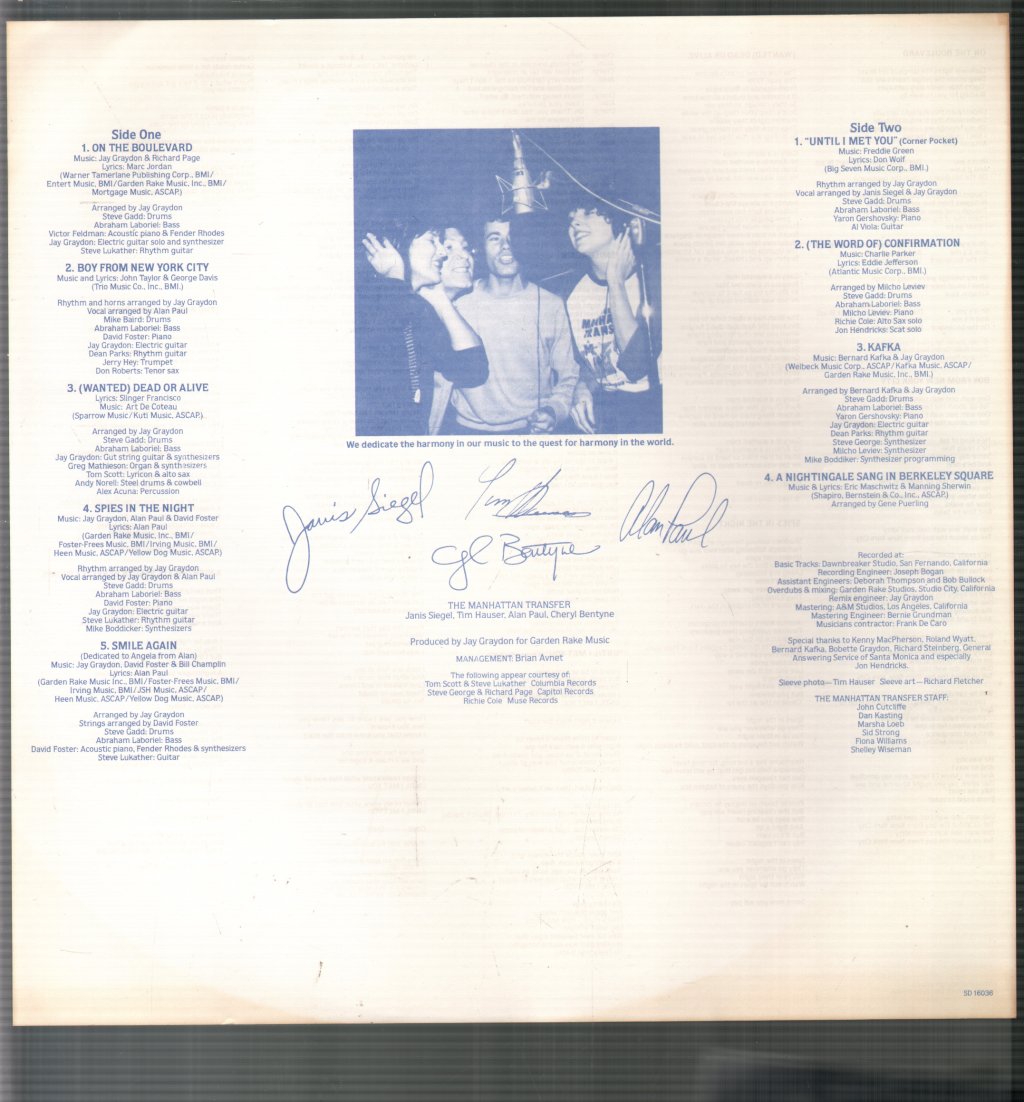 Manhattan Transfer - Mecca For Moderns - Lp