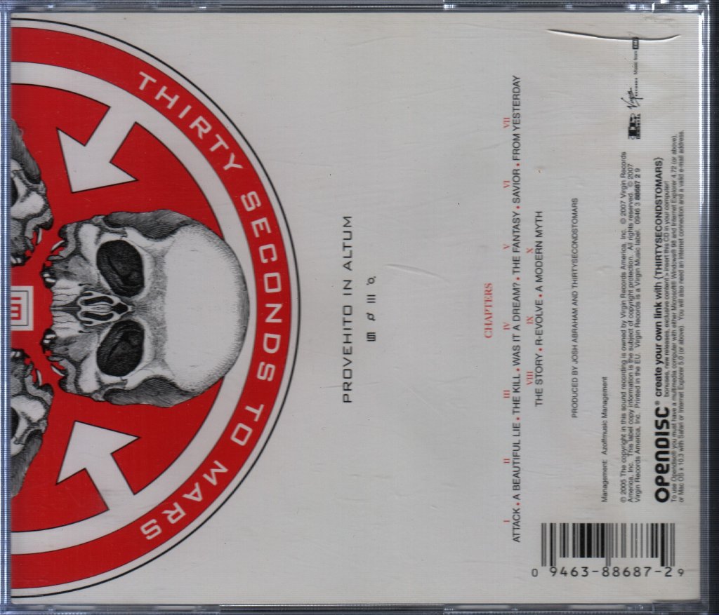 30 Seconds To Mars - A Beautiful Lie - Cd
