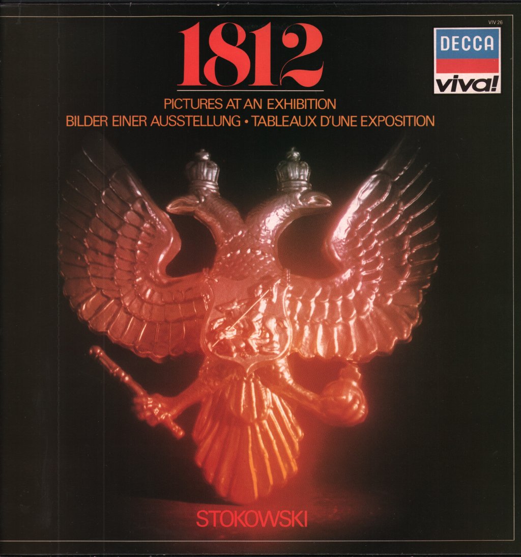 Leopold Stokowski / New Philharmonia / Royal Philharmonic - Tchaikovsky - 1812 / Mussorgsky - Pictures From An Exhibition - Lp