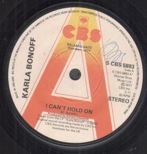 Karla Bonoff - I Can't Hold On - 7 Inch