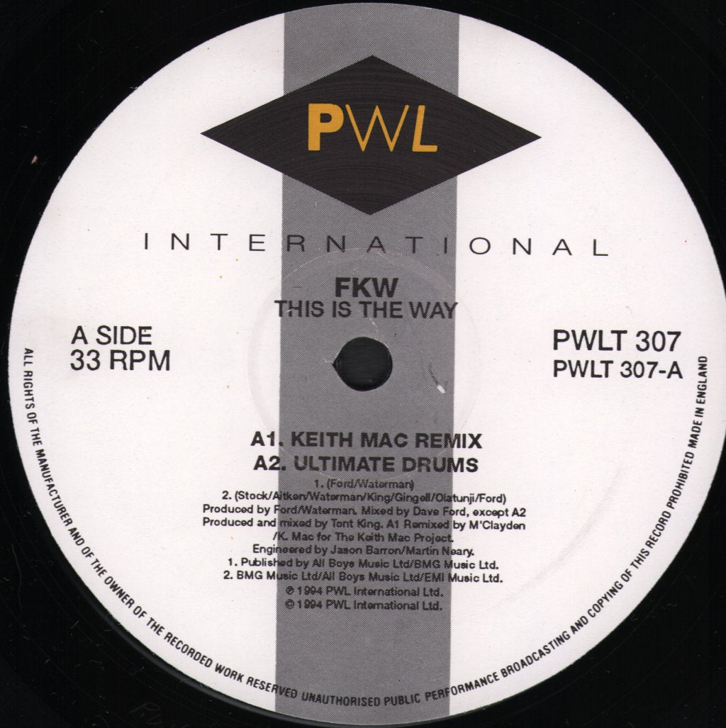Fkw - This Is The Way - 12 Inch