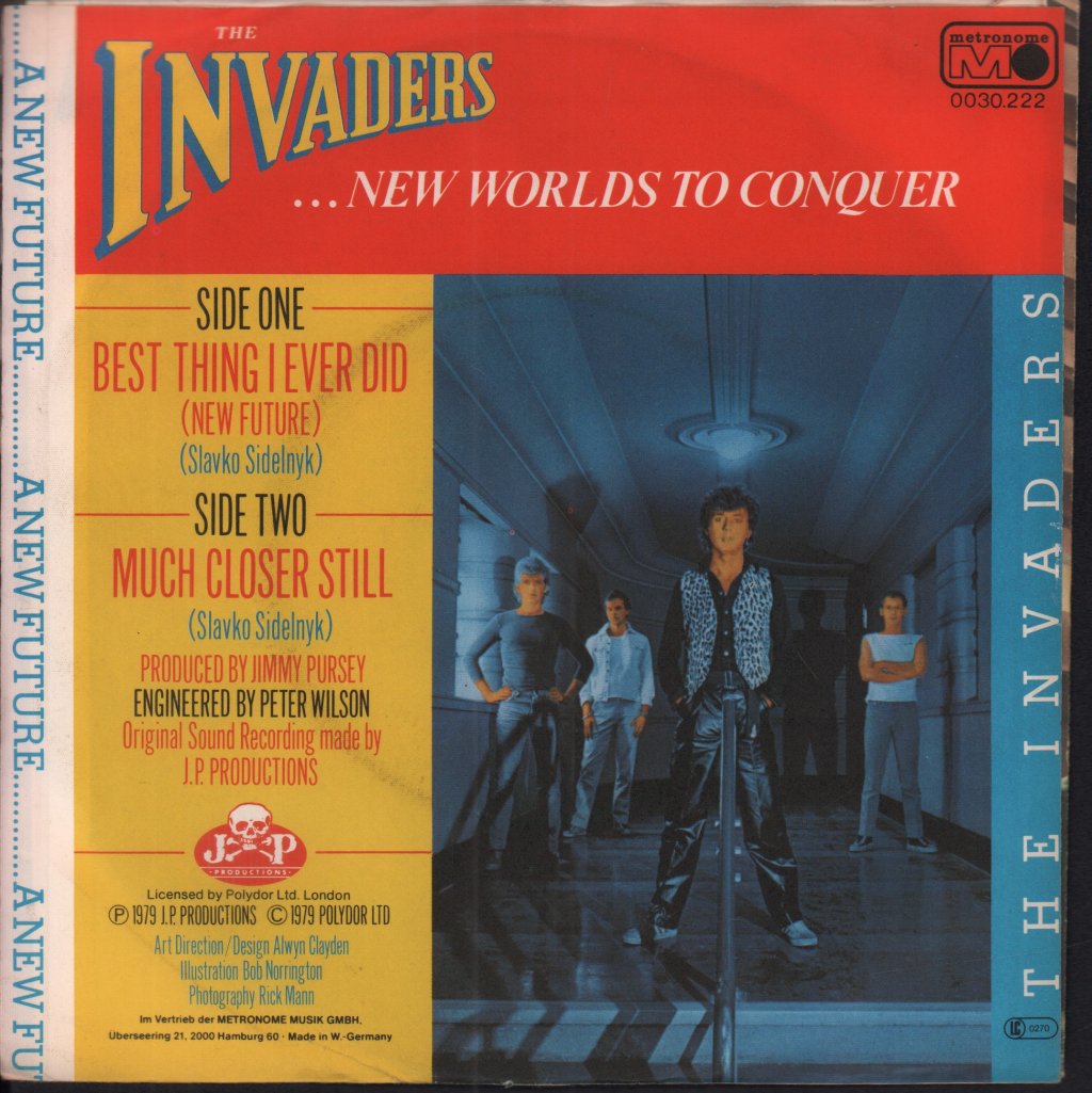 Invaders (New Wave Group) - Best Thing I Ever Did - 7 Inch